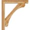 Ekena Millwork Legacy Block Rough Sawn Bracket w/ Offset Brace, Western Red Cedar, 6"W x 34"D x 38"H BKT0604X34X38LEC05RWR - alternate 2